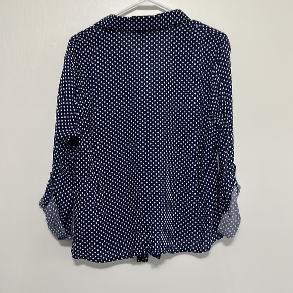 Passport navy and white polkadot​​​​​ - Picture 3 of 3